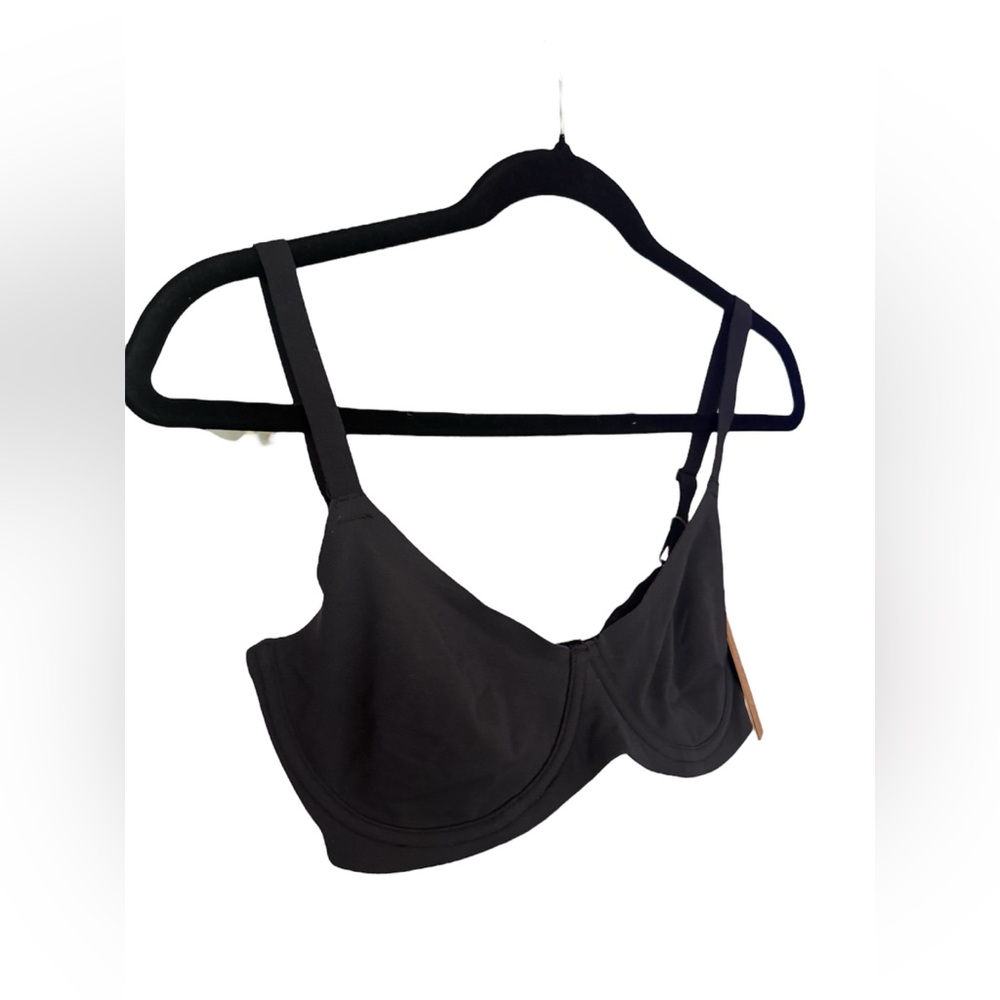 NWT Skims Smoothing Intimates Unlined Minimizer Bra in Onyx size 34DD - Picture 9 of 10